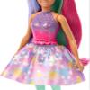 Barbie A Touch of Magic Fashion Doll, The Glyph with Fantasy Outfit & Colorful Hair with Comb & Pet Accessories view 3