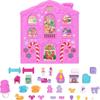 Polly Pocket Advent Calendar with 2 Dolls, Doll House Frame, Furniture & Accessories, 25 Surprises, Holiday Theme view 3