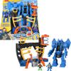 Fisher-Price Imaginext DC Super Friends Batman Toy, Robo Command Center Playset & Figures, Detachable 10-inch Robot for Kids Ages 3+ Years view 1