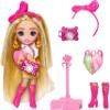 Barbie Extra Fly Minis Travel Doll, Safari Look with Super Long Brunette Hair in Animal-Print Outfit & Accessories, 5.5-inch view 1