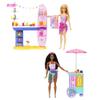 Barbie Playset & 2 Dolls with 20+ Accessories, Beach Boardwalk Set Includes Snack Stand, Ice Cream Kiosk, Puppy & Themed Pieces view 1