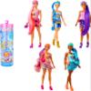 Barbie Color Reveal Doll & Accessories, Denim Series, Patchwork with 6 Surprises Including Color-Change (Styles May Vary) view 1