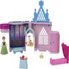 Mattel Disney Frozen Toys, Anna Doll House Stackable Castle with Small Doll, Olaf Figure & 7 Furniture & Accessories, Inspired by the Movie view 1