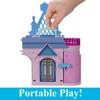 Mattel Disney Frozen Toys, Anna Doll House Stackable Castle with Small Doll, Olaf Figure & 7 Furniture & Accessories, Inspired by the Movie view 3