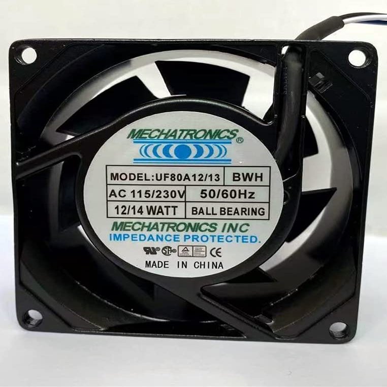 1 PCS UF80A12/13-BWH 115/230V 12/14W 808038mm Cooling Fan