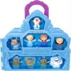 Fisher-Price Little People Toddler Toy Disney Frozen Carry Along Castle Case Playset with Figures for Pretend Play Kids Ages 18+ Months view 1