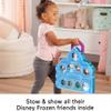 Fisher-Price Little People Toddler Toy Disney Frozen Carry Along Castle Case Playset with Figures for Pretend Play Kids Ages 18+ Months view 3
