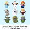 Fisher-Price Little People Toddler Toy Disney Frozen Carry Along Castle Case Playset with Figures for Pretend Play Kids Ages 18+ Months view 4