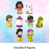 Fisher-Price Little People Toddler Toys Disney Princess Story Duos 8-Piece Figure Set for Pretend Play Kids Ages 18+ Months view 3
