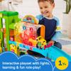 Fisher-Price Little People Toddler Toy Light-Up Learning Garage Playset with Smart Stages, Car & Ramp for Pretend Play Kids Ages 1+ Years view 2