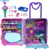 Polly Pocket Dolls, Playset and Travel Toys, 4 Dolls, 1 Vehicle, 25+ Accessories, Resort Roll Away (Amazon Exclusive) view 1