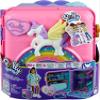 Polly Pocket Dolls, Playset and Travel Toys, 4 Dolls, 1 Vehicle, 25+ Accessories, Resort Roll Away (Amazon Exclusive) view 4