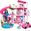 Barbie Dreamhouse, Pool Party Doll House with 75+ Pieces and 3-Story Slide, House Playset, Pet Elevator and Puppy Play Areas view 2