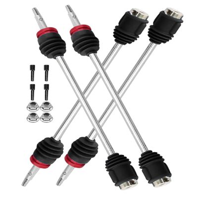 ARRCat Drive Shaft CVD Upgrades Parts for 1/10 T-Maxx/E-Maxx/Revo,4PCS Front Rear #45 Steel Axles Driveshafts Hop-up,Replace #5451R,Black