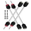 ARRCat Drive Shaft CVD Upgrades Parts for 1/10 T-Maxx/E-Maxx/Revo,4PCS Front Rear #45 Steel Axles Driveshafts Hop-up,Replace #5451R,Black view 1