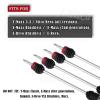 ARRCat Drive Shaft CVD Upgrades Parts for 1/10 T-Maxx/E-Maxx/Revo,4PCS Front Rear #45 Steel Axles Driveshafts Hop-up,Replace #5451R,Black view 2