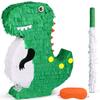 Piata Funny Piata for Birthday Party, Cinco De Mayo, Fiestas Decorations Party Favors (Dinosaur Green) view 1