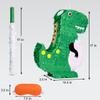 Piata Funny Piata for Birthday Party, Cinco De Mayo, Fiestas Decorations Party Favors (Dinosaur Green) view 2