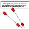 ARRCat Drive Shaft CVD Upgrades Parts for 1/10 T-Maxx/E-Maxx/Revo,4PCS Front Rear #45 Steel Axles Driveshafts Hop-up,Replace #5451R,Red view 3