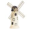 Jaugufiy Dutch Windmill SculptureResin Windmill Piggy BankOrnament Coin Bank Coin Box Money Bank Decor Ornament Creative Piggy Bank Statue Resin Crafts for Table Bookshelf Cabinet Decoration(yellow) view 1