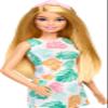 Barbie HKT94 Pretty Cozy Coffee Set with Doll Model, Furniture, Cat Figurine and 21 Accessories Including Colour Changing Teapot, Children's Toy, from 3 Years Old, view 4