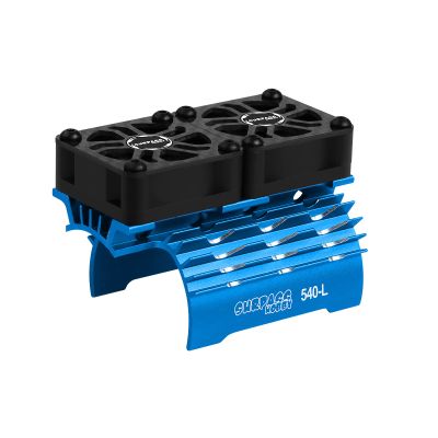 RC Car Cooling Fans 30mm 28000rpm Motors Fan with Metal Heatsink 3650 3660 540 550 Brushless Motor Update Parts for 1/10 RC Truck Diameter 36-38mm Brushless Motor