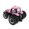 ERTL 1/64 Pink New Holland Genesis T8.380 Tractor with Rear Duals 13997 view 4