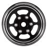 INJORA 1.0 Beadlock Wheel Rim 4PCS CNC Aluminum Wheels for 1/18 TRX4M 1/24 RC Crawler Car Axial AX24 SCX24 FMS FCX24 Upgrade (Black) view 4
