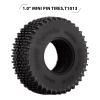 INJORA 1.0 Tires - S5 All Terrain Comp Pin Crawler Tires for TRX4M AX24 SCX24 FCX24 Upgrade Parts,55 * 20mm,T1013 view 2