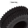 INJORA 1.0 Tires - S5 All Terrain Comp Pin Crawler Tires for TRX4M AX24 SCX24 FCX24 Upgrade Parts,55 * 20mm,T1013 view 3