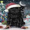 Have a Holly Jolly Christmas Pug Dog Jigsaw Puzzle for Adults - Animal Printed Interlocking Puzzle Game Artwork - Gift for Dog Lover's -1000 Pcs 29.5"x19.7", PZLE59014 view 1