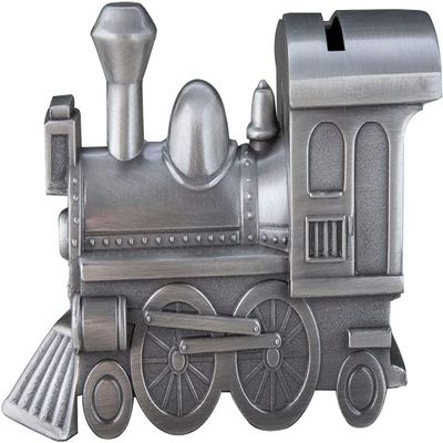 Piggy Bank,Decorative Piggy Bank Steam Locomotive Piggy Bank Zinc Alloy Classic Money Bank Metal Antique Car Coin Bank Small Piggy Bank Set for Kids 5.9x2.1x3.4in Money Bank for aldult (Color : 1pcs)