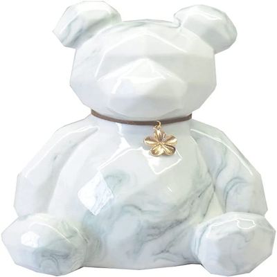 Piggy Bank,decorative piggy bank Animal Piggy Bank Geometric Design Bear Shape Coin Bank Money Saving Bank With Rubber Stopper Cute Money Bank For Kids Girl Boy money Bank for aldult (Color : Piggy Ba