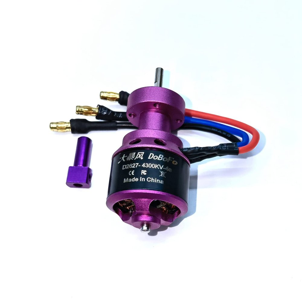 DoBoFo Brushless Motor 4S 4300KV 16.8V for EDF 50mm 11 Blades Electric Ducted Fan, High Speed Motor 72240RPM, Hobby Jet Engine RC Car Engine Parts, Remote Control Model Replacement Airplane Parts DIY