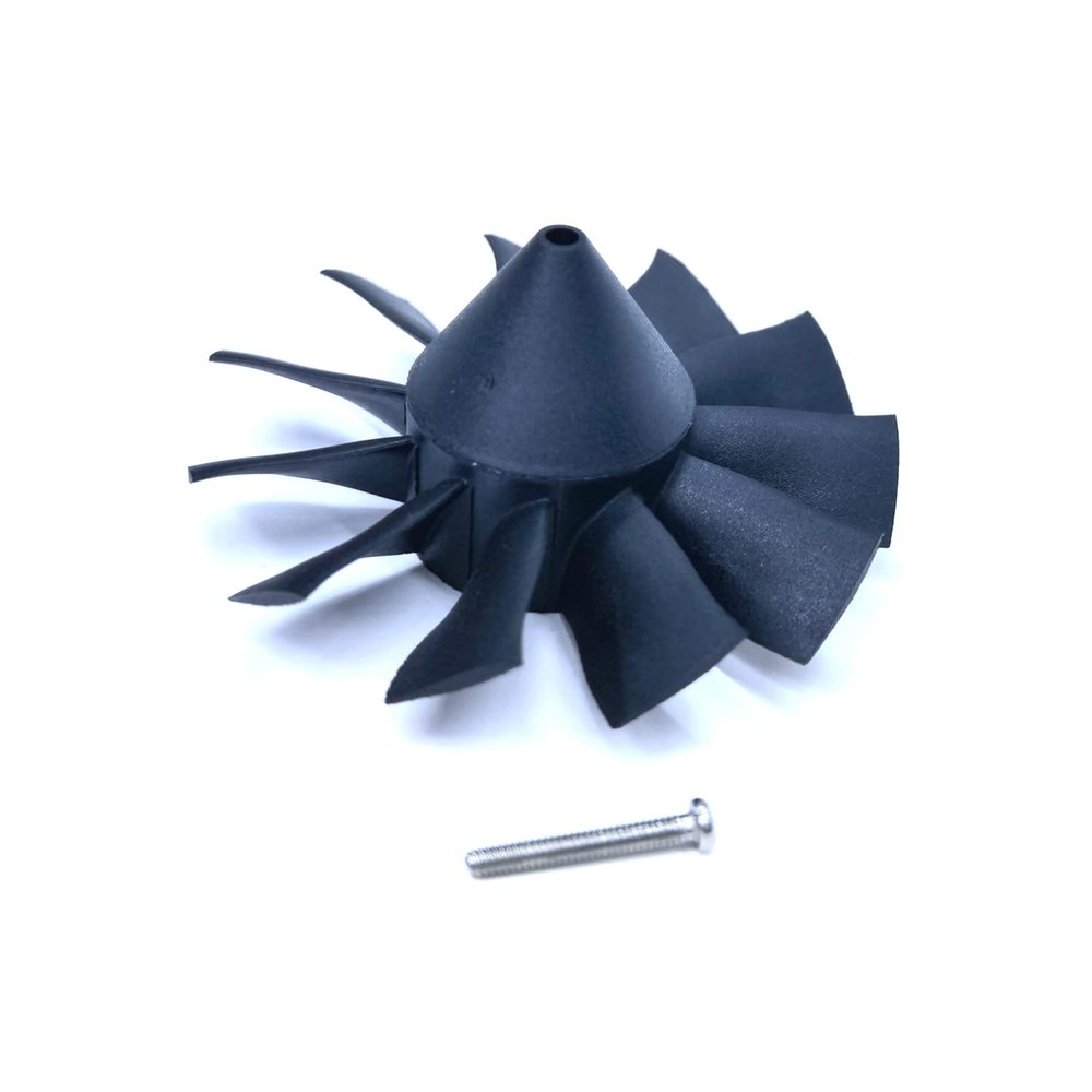 DoBoFo EDF 50mm Fan 11 Blades Without Motor, Electric Ducted Fan Without Motor for EDF 3S 4S,Hobby RC Jet Engine Propeller, Remote Control Model Replacement Airplane Parts DIY