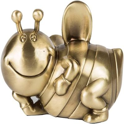 Piggy Bank,Decorative Piggy Bank Bee-Shaped Coin Bank Zinc Alloy Piggy Bank Children Small Money Banks for Kids Golden Animal Coin Bank Box 4.3x3.9x3.5in Money Bank for aldult (Color : Piggy Bank)