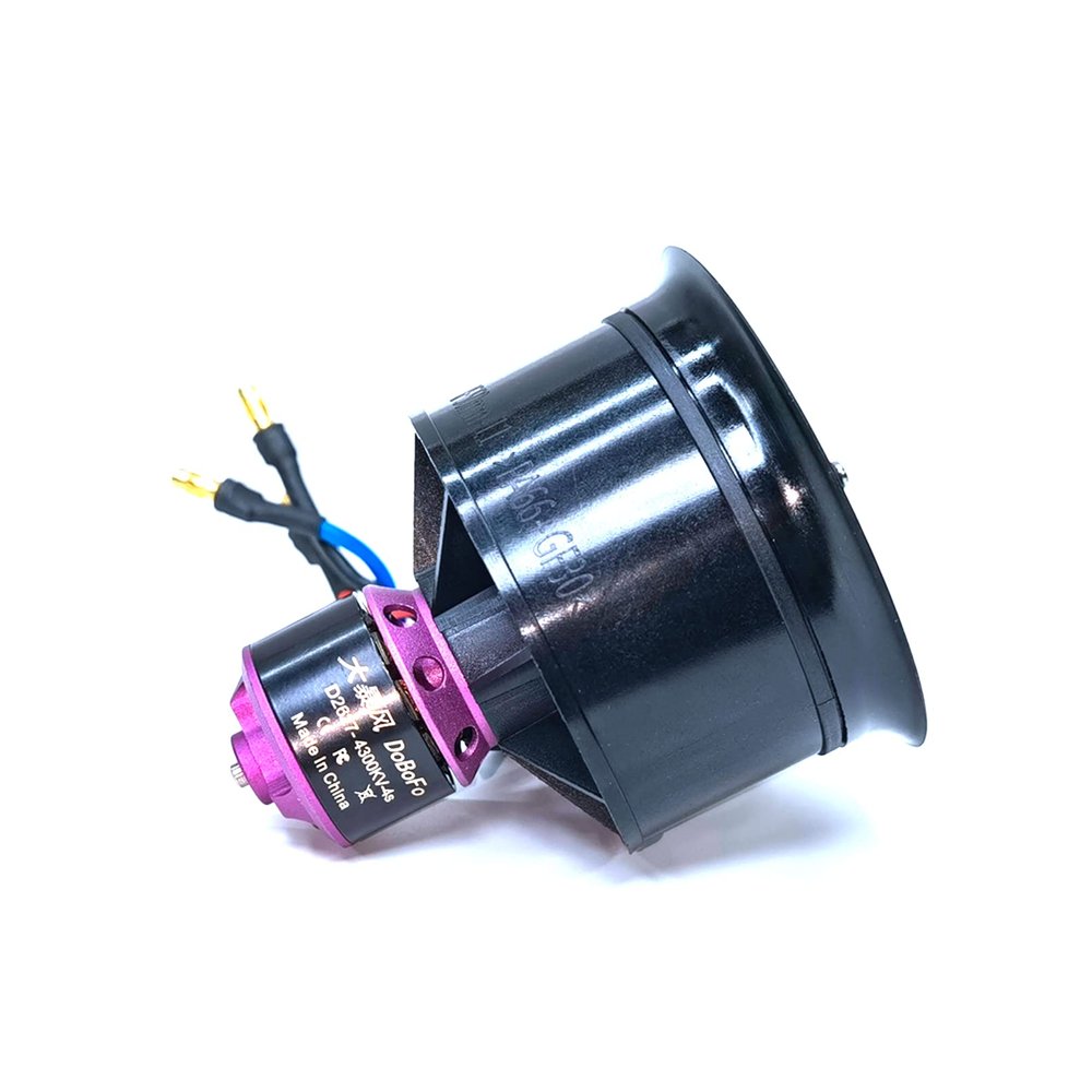 DoBoFo EDF 50mm 4S 4300KV 11 Blades 16.8V Electric Ducted Fan, Hobby RC Jet Engine Propeller, RC Car Engine Parts, High Speed Brushless Motor, Remote Control Model, Replacement Airplane Parts DIY