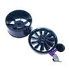 DoBoFo EDF 50mm Housing with Fan 11 Blades Without Motor, Electric Ducted Fan Without Motor for EDF 3S 4S,Hobby RC Jet Engine Propeller, Remote Control Model Replacement Airplane Parts DIY view 1