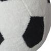 Colaxi Plush Football Toy, Soccer Ball Plush Pillow Sport Toys 17cm Diameter Soft Rattle Stuffed Plush Toy for Gift Toddlers Children Baby, White Black view 3