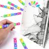BieFuDan 30 Pieces Stackable Bear Pencils, Plastic Bear Shaped Stacking Pencil, 5 in 1 Point Pencil for Office Supplies Fun Equipment view 4