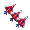 3PCS Fighter Jet Airplane Ballons Cartoon Flying Party Birthday Foil Ballon Decor Aircraft Kids Toy airplane Foil Balloons for Kids Themed Party Children Birthday Party Baby Shower Decorations 42" view 1