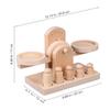 Wooden Balance Scale Toy Set for Kids - Educational Math Balance Beam with Pan Scale - Stem Learning Toy for Preschoolers and Toddlers view 3