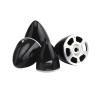 DKNTZO Airplane Propeller Spinner, 1 PCS Carbon Fiber RC Propeller Spinner with Aluminum Plate CW 2 Blades for Electric Fixed Wing Airplane Model Accessories Spare Part (Color : 63mm) view 1