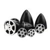 DKNTZO Airplane Propeller Spinner, 1 PCS Carbon Fiber RC Propeller Spinner with Aluminum Plate CW 2 Blades for Electric Fixed Wing Airplane Model Accessories Spare Part (Color : 63mm) view 3