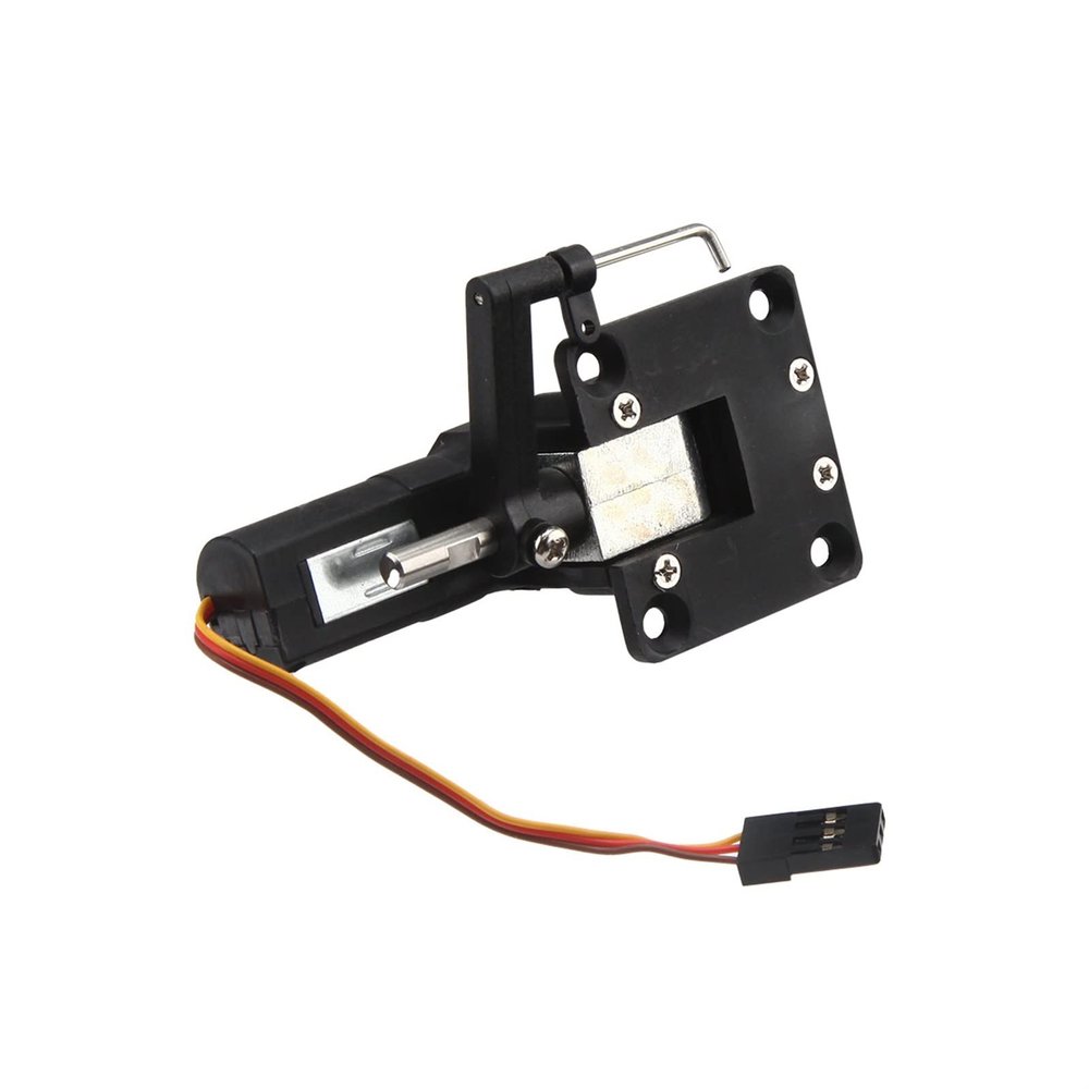 DKNTZO Plane Landing Gear, 1 Pc Electric Retractable Landing Gear for Plane Main Wheel Servo for RC Airplane Plane Accessories Spare Part PZ-15090SN