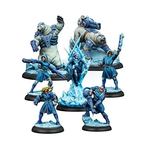 Knight Models Batman Miniature Game: Mr. Freeze Crew: Cold As Ice 35MM Scale - Unpainted Ages 14+