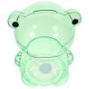 Frog Piggy Bank Unbreakable Plastic Money Bank Clear Coin Bank Animal Money Saving Box Room Desktop Ornament for Girl Boys Adults Christmas Birthday Green 15cm view 1