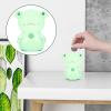 Frog Piggy Bank Unbreakable Plastic Money Bank Clear Coin Bank Animal Money Saving Box Room Desktop Ornament for Girl Boys Adults Christmas Birthday Green 15cm view 3