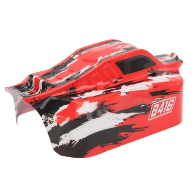 Airshi 1/14 Scale RC Car Body Shell Exquisitely Processed PVC Remote Control Car Shell High Elastic Coefficient for Modification (Red)