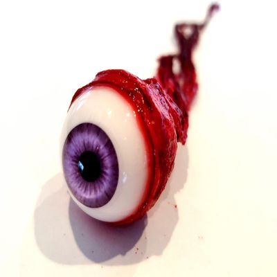 Dead Head Props Premium Ripped Out Eyeball Movie Quality Prop Horror Prop Halloween Prop- Purple